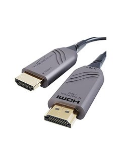 10M 8K Hdmi 2.1 Cable High Eed Premium Fiber Certified 48G 8K At 60Hz Officially Licensed Non Loss Sending Flex Fiber Optic Grey Black