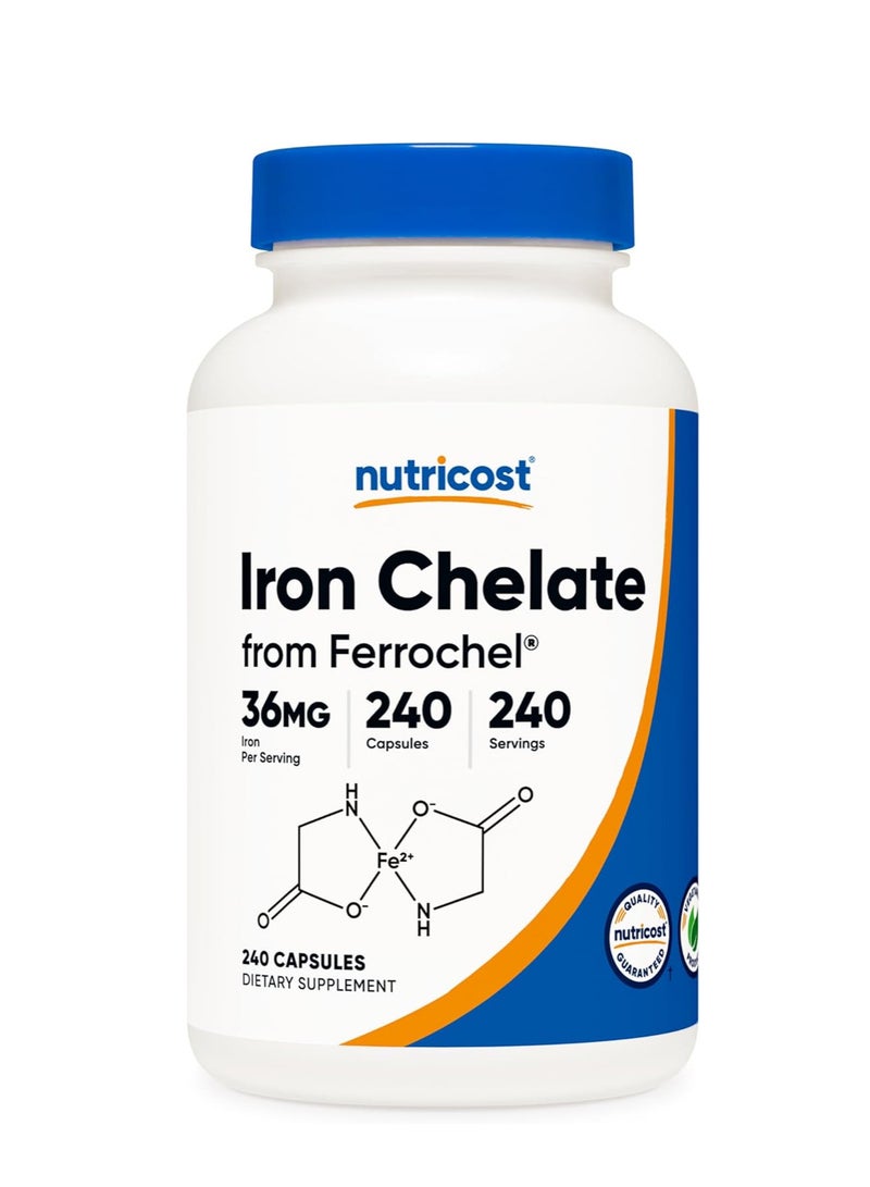 حديد مخلب، على شكل فيروشيل، 36 ملجم، 240 كبسولة - Image 1