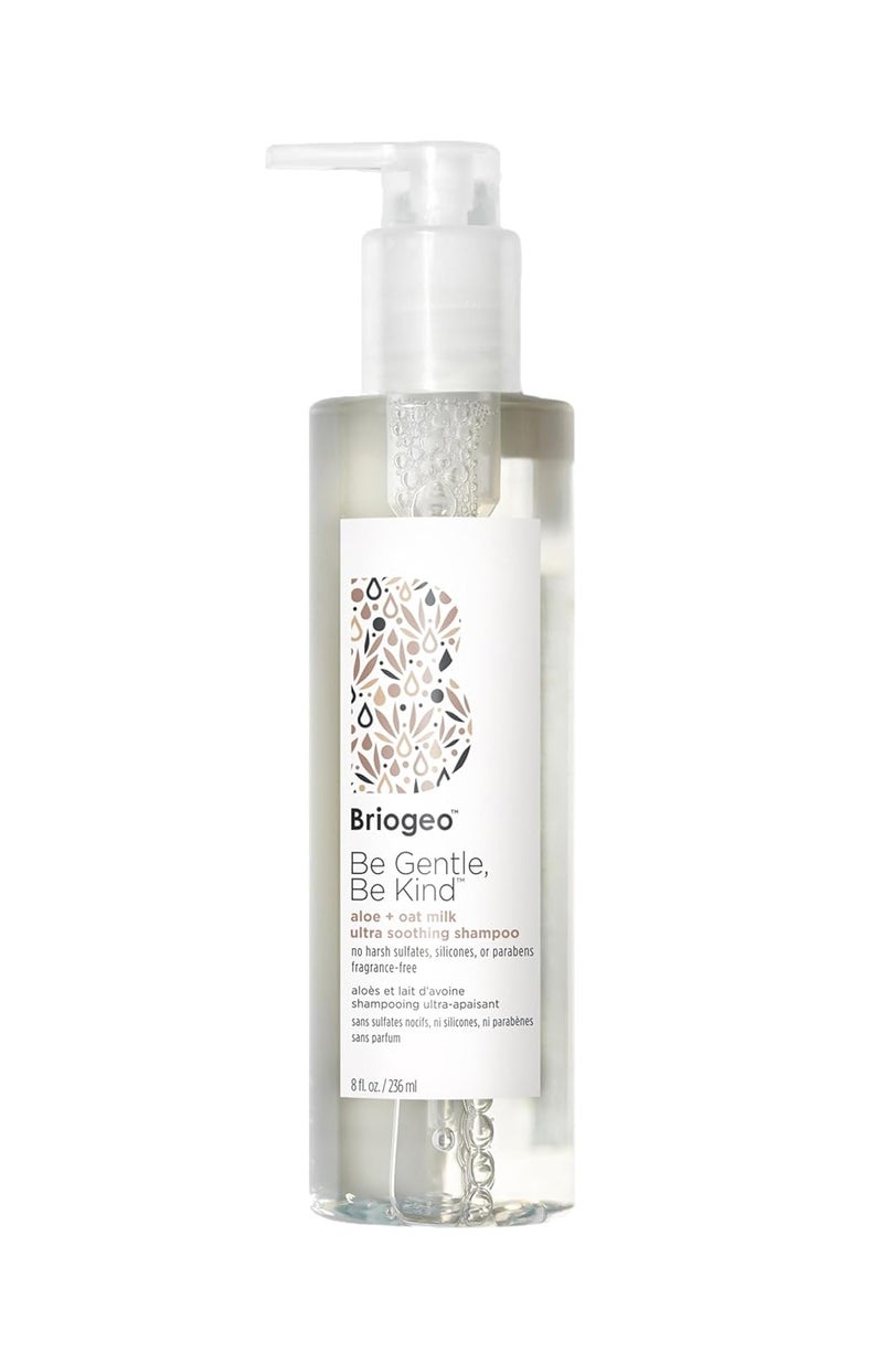 Briogeo Be Gentle, Be Kind Aloe + Oat Milk Ultra Soothing Shampoo | Fragrance-Free Shampoo for Sensitive Scalp & Hair | Sulfate-Free | Vegan & Cruelty-Free | 8 fl oz