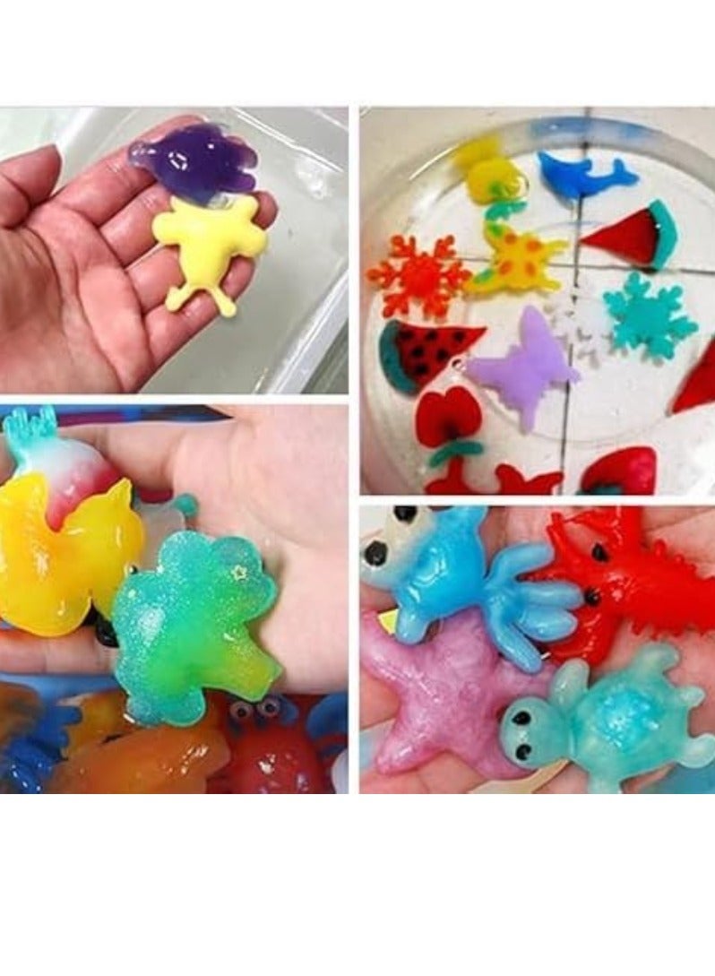 New magical three-dimensional water games for children, made by yourself, 6 color bottles + 6 shapes, each shape has two sides + brush + industry + 2 bags - Image 5
