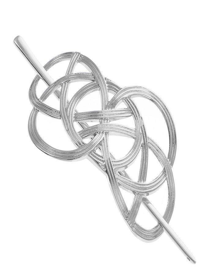 Minkissy Hair Clip, Vintage Irish Hair Slide Pin, Metal Knot Hair Clips, Viking Hair Barrettes for Women, Hair Accessory - Image 1