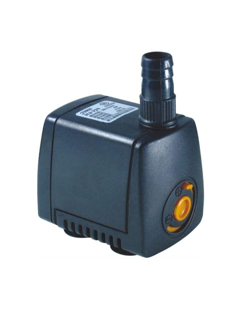 مضخة مياه غاطسة بدون فرش ومضخة نافورة قابلة للتعديل ذات التدفق الفائق IP68 230VAC لحوض السمك وخزان الأسماك وخزان المياه ومروحة ضباب RA 531 5W Hmax 0.6m Qmax 300L / h - Image 3