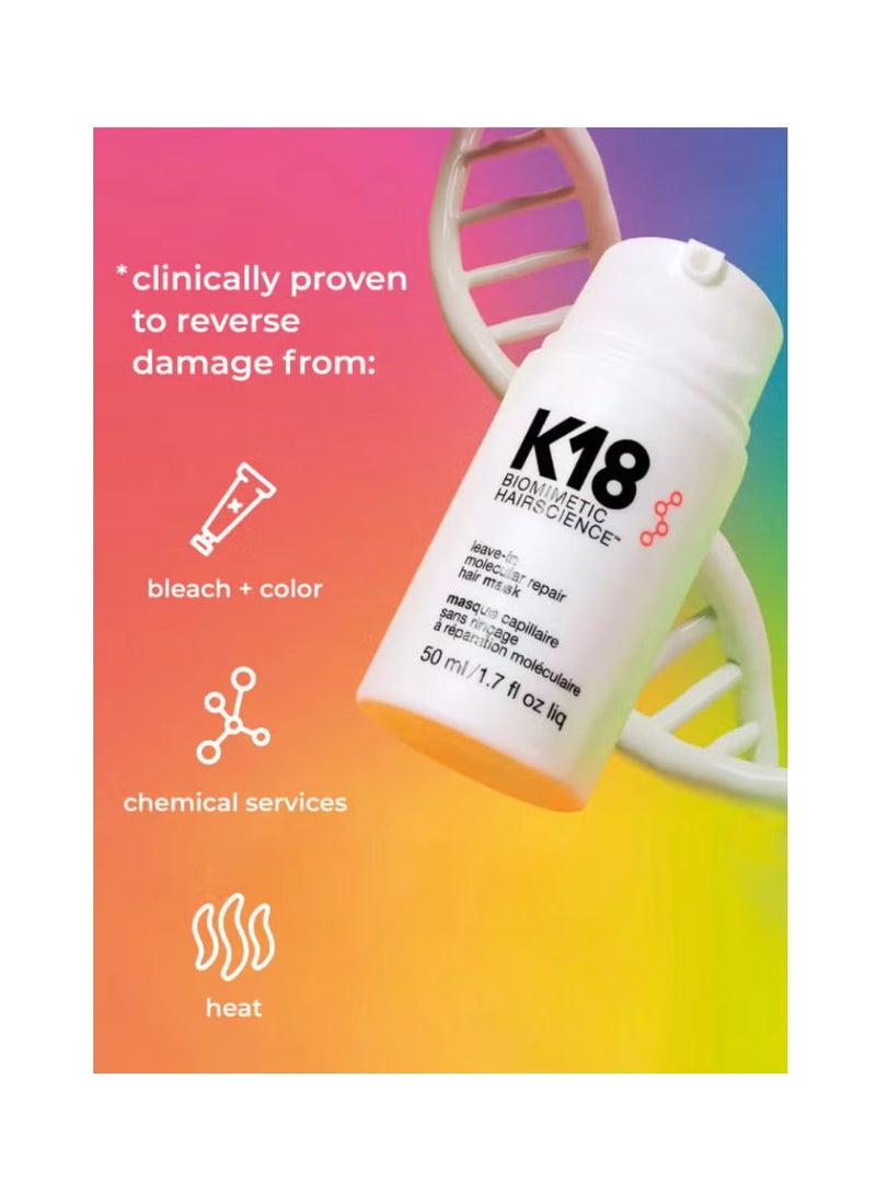 K18 Leave-In Molecular Repair Hair Mask 50ml - Image 3