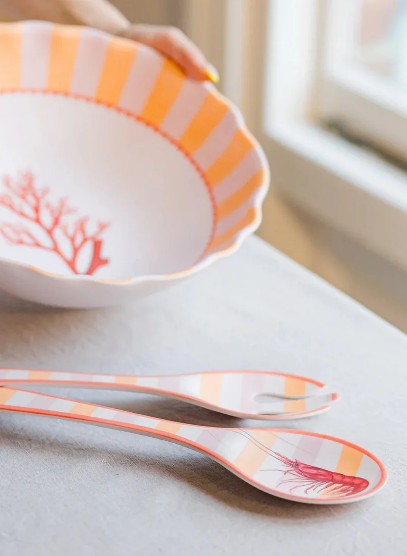 ايفون الين وعاء تقديم ميلامين مرجاني