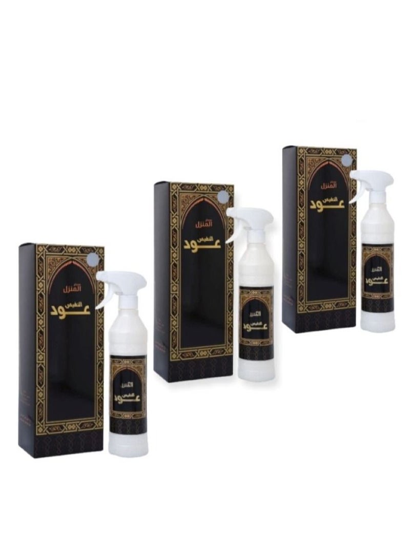Banafa Oud Al Nafis House Freshener 3 pieces 500 ml - Image 1