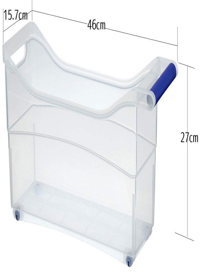 Inomata chemical under the sink stocker casters clear - Image 2