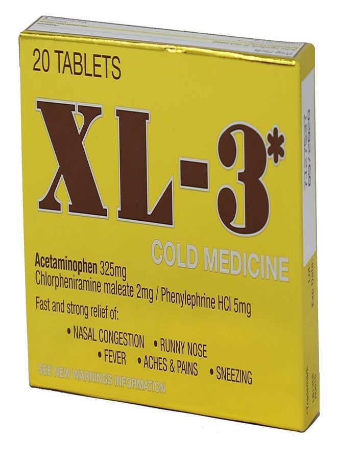 XL-3 XL-3 Cold Medicine 20 Ct - Image 3