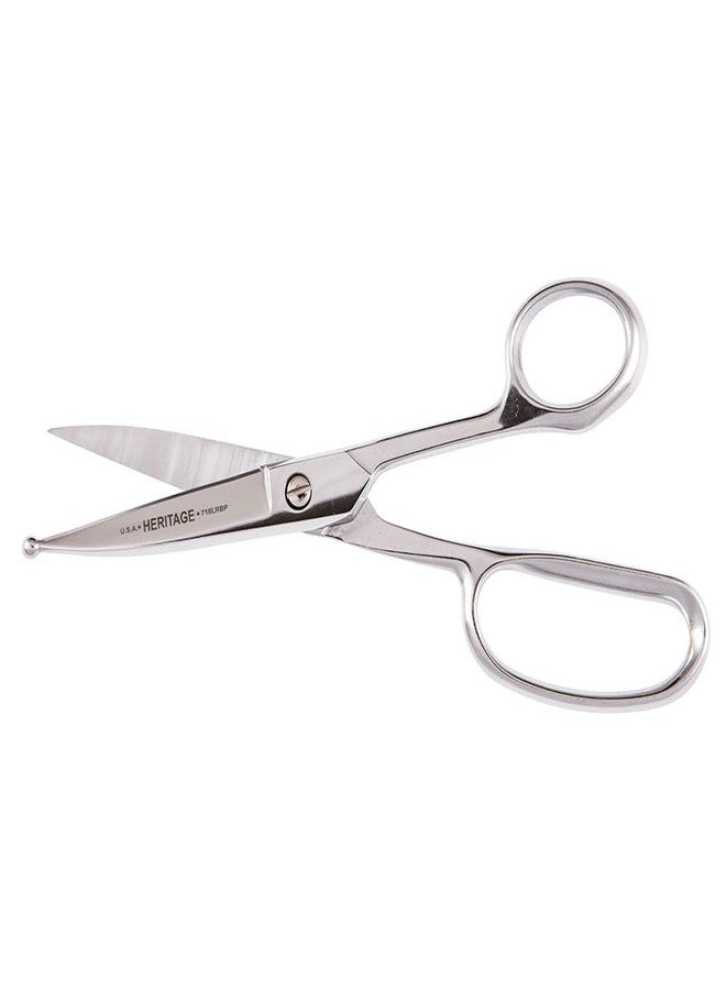 Klein Tools 718LRBP Scissors, Heavy Duty Shear with Large Ring and Forged Ball Tips for Poultry Venting, 9-1/8-Inch - Image 3