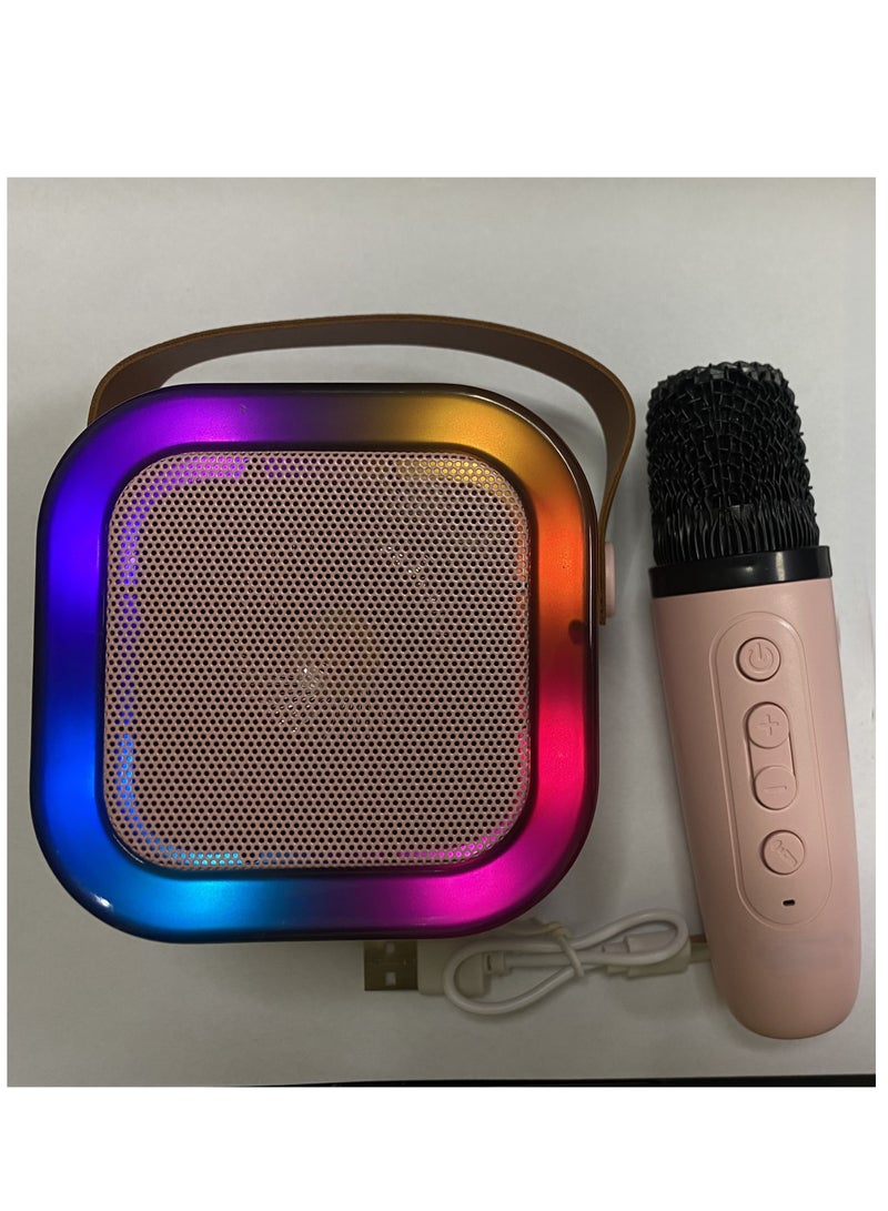 Bluetooth Speaker with Wireless Microphone – LED Light - Image 1