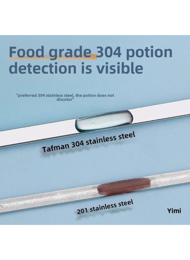 Generic Barbecue Skeel Stainless Steel Multi-function Household Barbecue Mutton Kebab Long Skebab Tool Wooden Handle Roasting Needle-Color:35cm Long, 4.0mm Wide, 1.0mm Thick, 500 Pieces  - Image 5