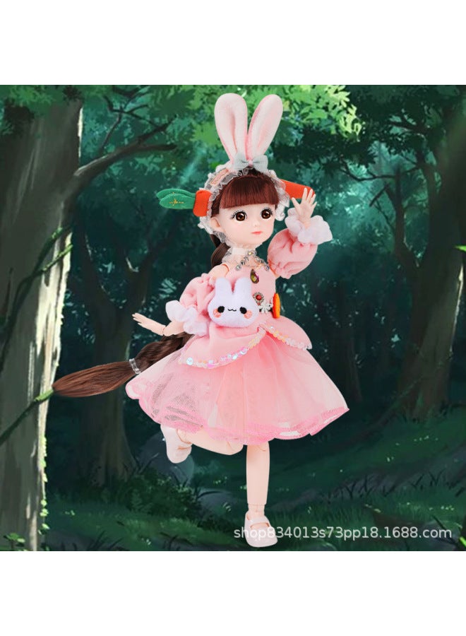 High-looking 30cm Yi Tian Barbie Doll Little Princess Suit 20 Joint BJD Girl Birthday Gift Toy-Color:Little Dance-Height:Real Eye Version + Full Joint Movable ]  - Image 1
