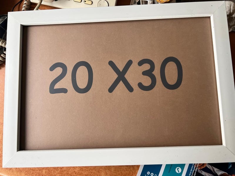 Photo frame and certificates size 20 by 30 cm white UP TO DATE - Image 4