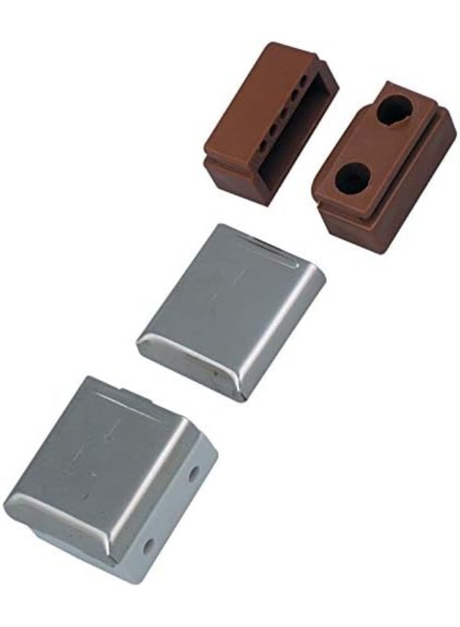 NJM Cabinet Wadrobe 315 Square Box Type Shelf Fitting Brown Cupboard, 25 Pieces - Image 1