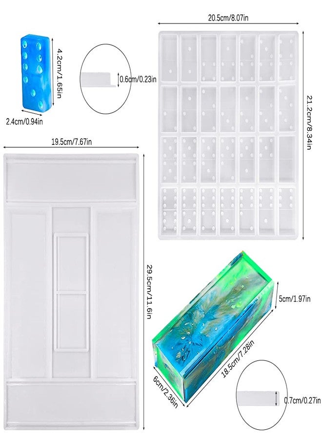 FineGood 2 Pcs Silicone Epoxy Resin Mold Storage Box Epoxy Resin Casting Resin Casting - Image 5