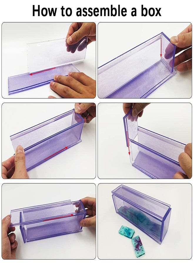 FineGood 2 Pcs Silicone Epoxy Resin Mold Storage Box Epoxy Resin Casting Resin Casting - Image 4