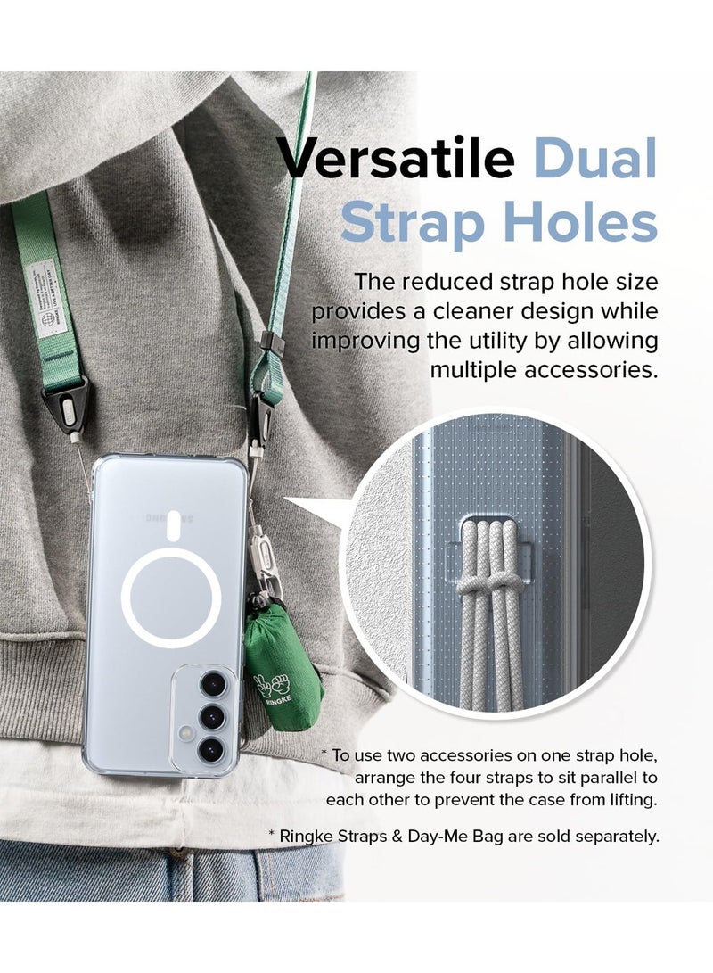 Techie جراب شفاف سامسونج Galaxy A25 5G مع MagSafe - غطاء رقيق، مقاوم للاصفرار مع حماية عدسة الكاميرا، حامل مغناطيسي متوافق - Image 4