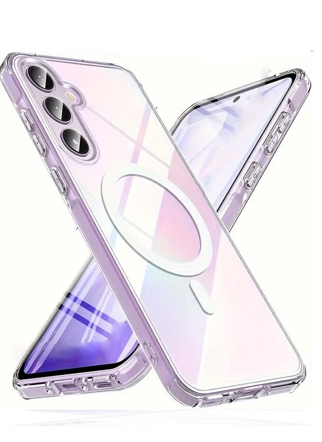 Techie Samsung Galaxy A25 5G Clear Case with MagSafe – Slim, Anti-Yellowing Cover with Camera Lens Protection, Magnetic Holder Compatible  - Image 1