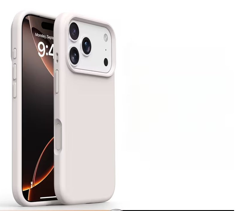 Premium silicone iPhone 17 Pro Max case – Stylish protection with a slim design and soft touch, scratch and slip resistance. Full protection silicone case with a modern design.