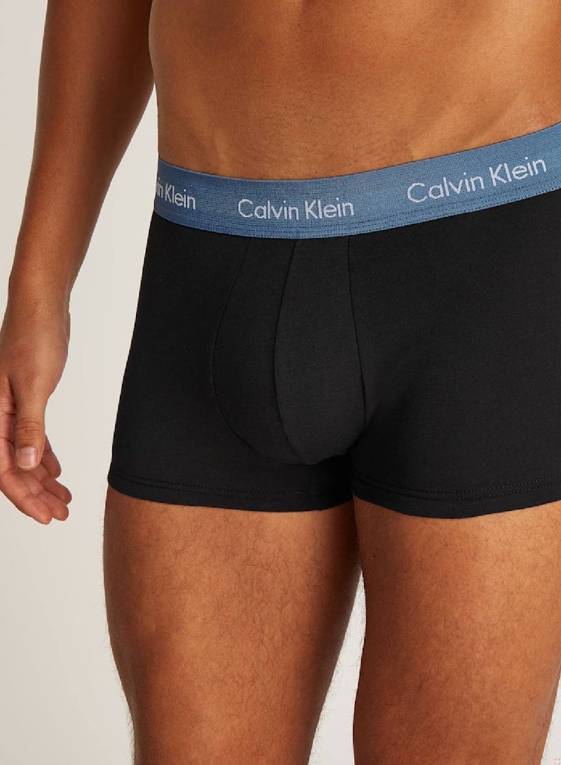 CALVIN KLEIN Cotton Stretch Low Rise Trunk - 3 Pack  - Image 4