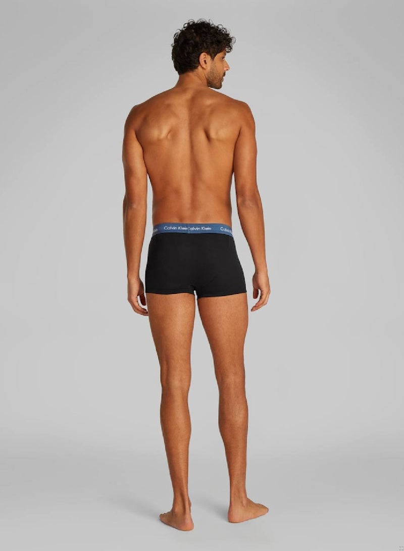 CALVIN KLEIN Cotton Stretch Low Rise Trunk - 3 Pack  - Image 3