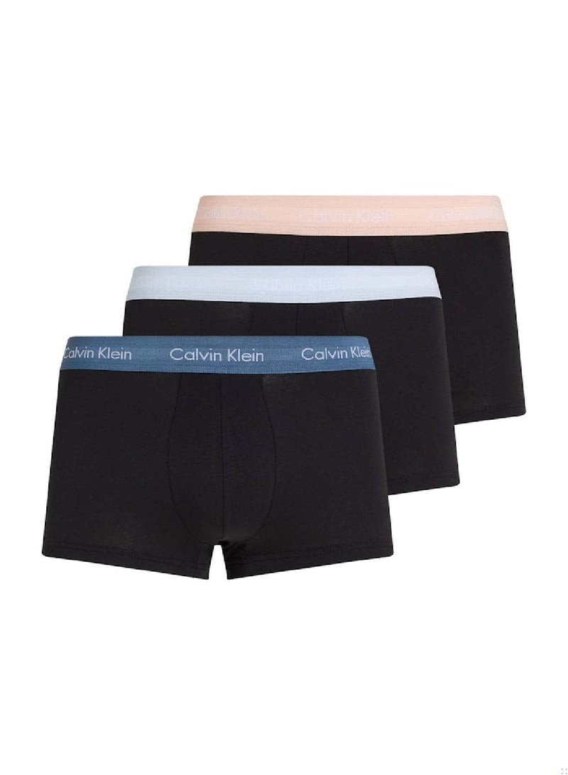 CALVIN KLEIN Cotton Stretch Low Rise Trunk - 3 Pack  - Image 1