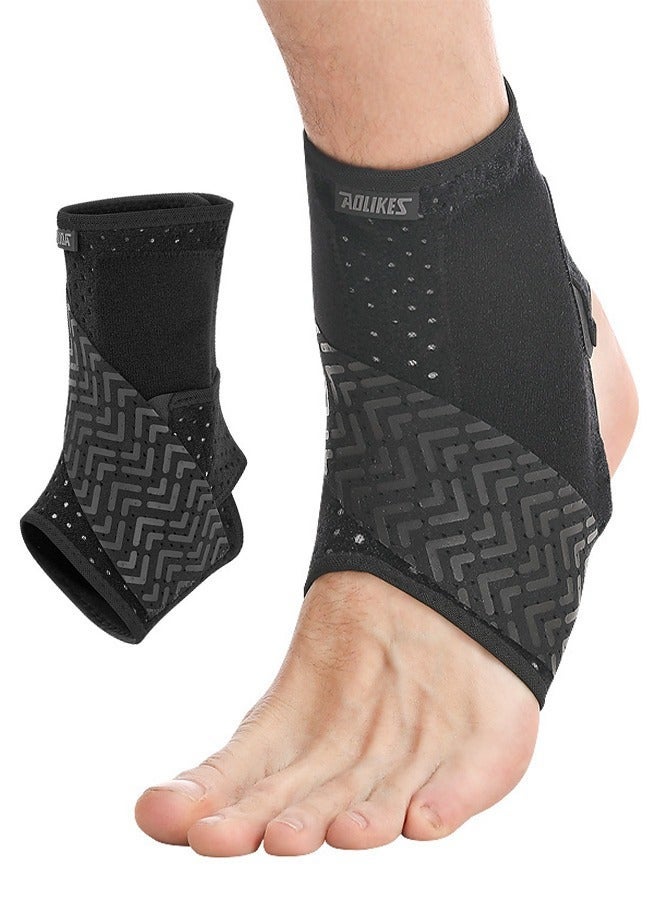 AOLIKES Ankle Brace for Men & Women, Breathable Ankle Compression, Foot Sleeve Ankle Support, Ankle Support Brace Adjustable Compression Wrap Ankle Protector for Pain & Compression (right) - Image 1