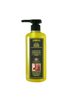 Aroma Dead Sea AROMA DEAD SEA Honey  Egg yolk  Olive Oil Shampoo Saloon Grade For Straightened Hair Restores Natural Hair Balance For healty And Shiny Hair 169 floz 
