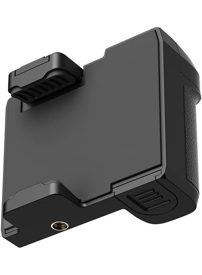 يولانزي قبضة كاميرا هاتف ذكي CapGrip II مع جهاز تحكم عن بعد وزر الغالق وقاعدة تثبيت ثلاثية القوائم 1/4" وقاعدة للهواتف لجهاز iPhone 16 15 14 13 Max Pro وسامسونج وهواتف أندرويد للتصوير الذاتي وتصوير الفيديو - ULANZI CG01 - Image 2