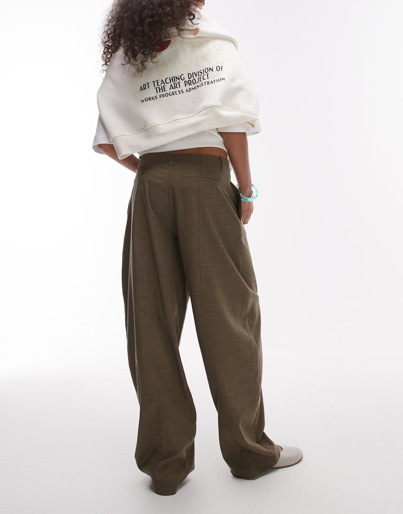 TOPSHOP Balloon Clean Waistband Trouser  - Image 2