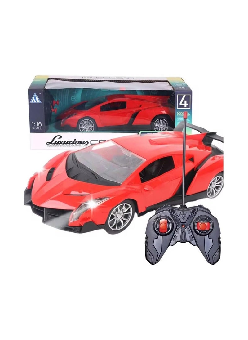 TOY GARDEN - Luxurious Car Remote Control Sports Car RC 1:16 – High-Speed Racing, LED Lights, Door Open, right turn, left turn, 2.4GHz Radio Control, Durable Design - Image 1