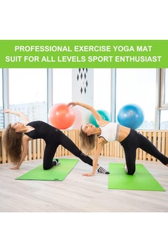Plan A 5mm Thick Non-Slip Rubber Mat Ideal for Home Workouts and Gyms, Eco-Friendly EVA Yoga Mat for Yoga, Pilates, Fitness with Carrying Strap  - Image 5