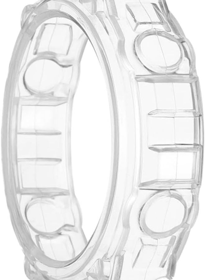 White Full Coverage Protective TPU Case Cover for Smart Bracelet - Image 1