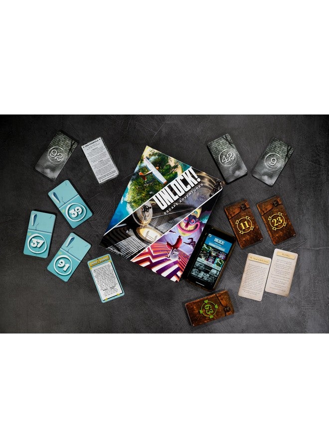 Space Cowboys UNLOCK! Escape Adventures Card Game - Escape Room-Inspired Cooperative Adventure, Fun Family Game for Kids and Adults, Ages 10+, 1-6 Players, 1 Hour Playtime, Made by Space Cowboys - Image 4