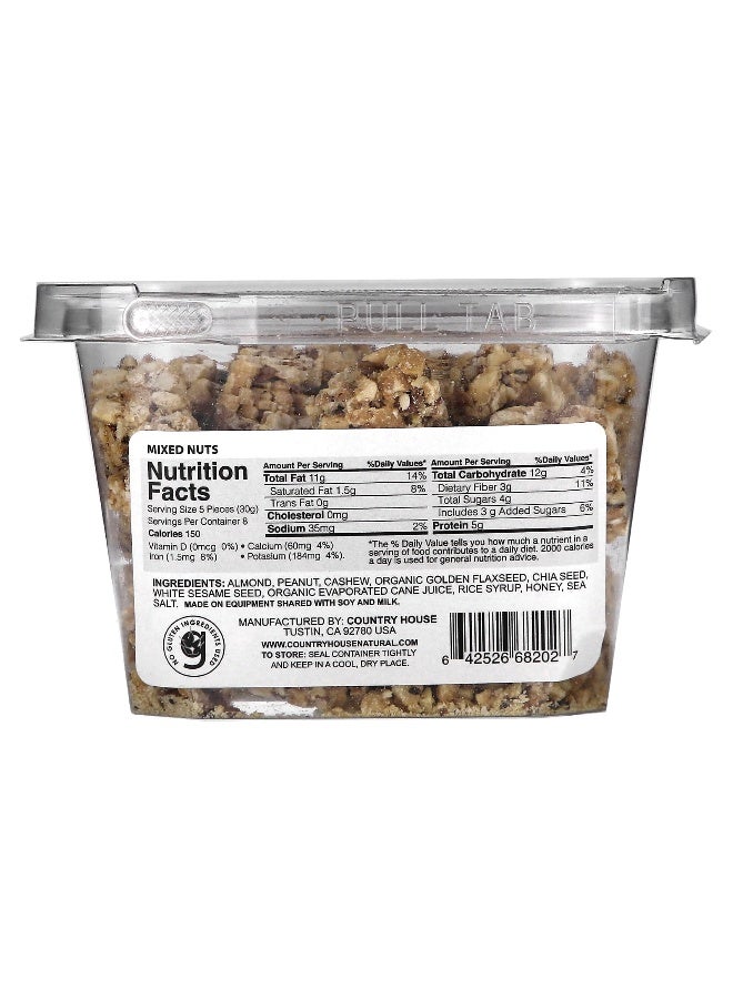 Country House Country House, Mixed Nuts, Chia + Flaxseed, 7 oz (198 g) - Image 2