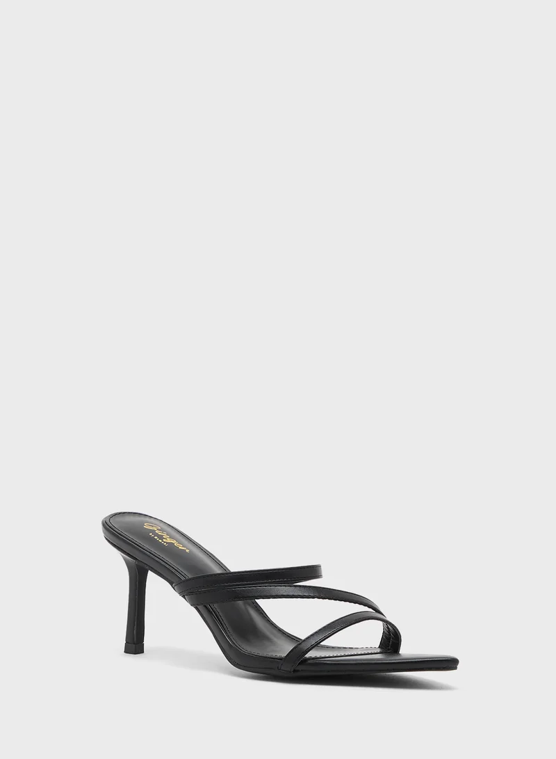 Ginger  High Heel Triple Stap Mule for Women | Best Price UAE