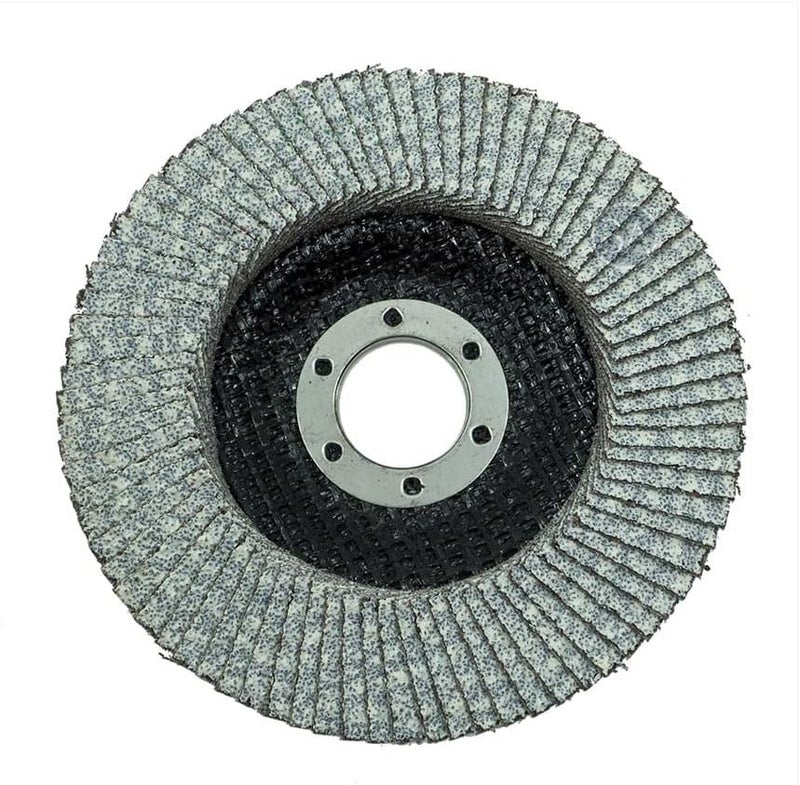 Benchmark Abrasives 4.5" x 7/8" Stearate Coated Type 29 Flap Discs for Aluminum or Other Soft Metals, Angle Grinder Discs for Sanding, Finishing, Grinding, Deburring (10 Pack) - 36 Grit - Image 2
