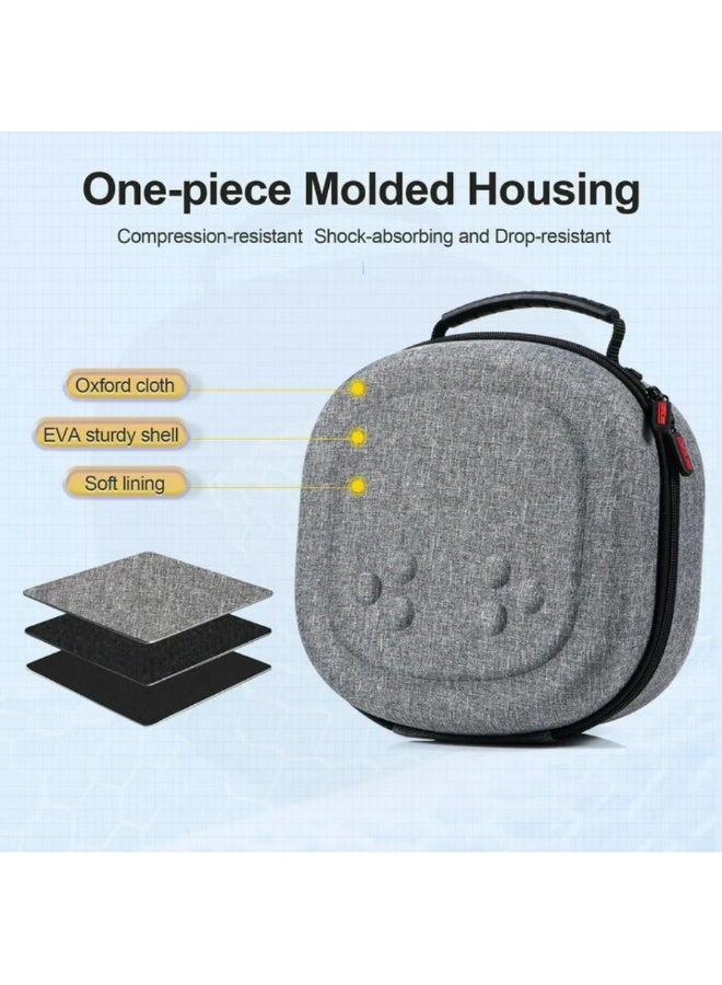 Hard Carrying Case for Meta Quest 3S/Quest 3/Quest 2, VR Gaming Headset and Touch Controllers Travel Case, Waterproof Shockproof Portable Bag with Mesh Pocket for Meta - Image 5