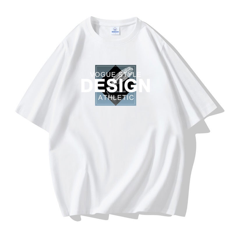 Cross-border Generation Hair Summer Men's Short-sleeved T-shirt Young and Middle-aged Korean Half-sleeved Base Shirt T-shirt Large Size Men's Top - Image 4
