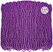 Huskein 200 Pack Mardi Gras Beads 33 Purple Bead Necklace Mardi Gras Costume Accessories Bulk Parade Throws for Carnival Pirate Christmas Wedding Birthday Baby Shower Party Supplies Favors Decor - Image 2