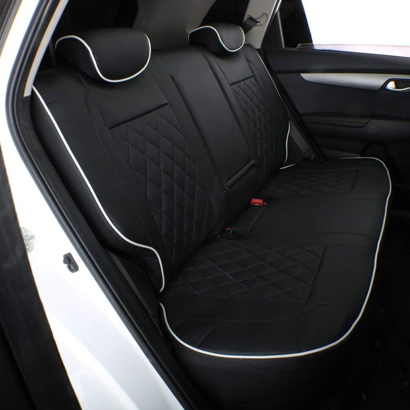 EKR Custom Fit Sportage Car Seat Covers for KIA Sportage 2017-2022 - Leatherette (Black) - Image 4