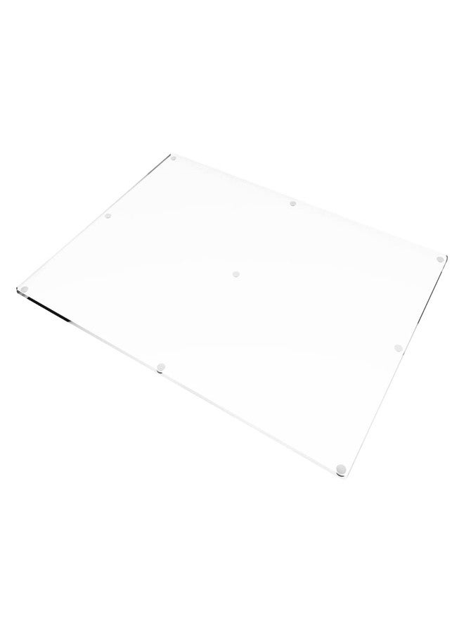 Marketing Holders Clear Acrylic Cutting Board Countertop Protection 24" x 18" Charcuterie Chopping Block with Several Rubber Bumpers for Restaurants Homes and Hotels by Marketing Holders - Image 1