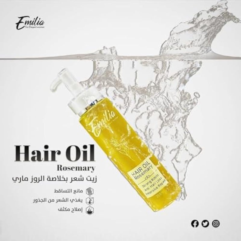 Emailia hair oil with essence of rosemary - Image 3