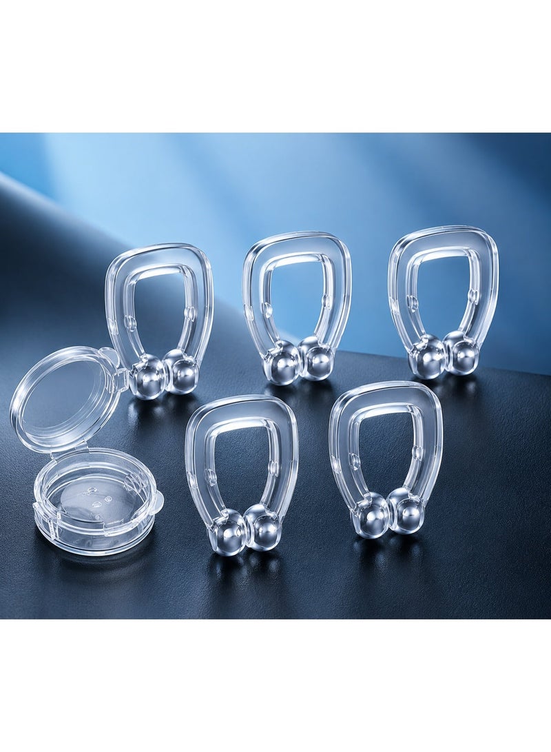 vsell24 Pack of 3- Magnetic Nasal Dilators Anti Snoring Nose Clips, Reusable Nose Breathing Aids for Snore Reduction, Sleep Support Nose Plugs - Image 2