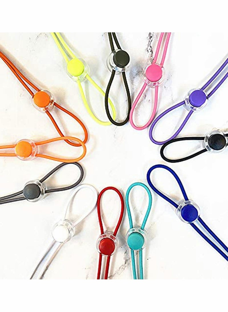 KASTWAVE Colourful Mask Lanyard Round Ropes, Adjustable Mask Lanyard Face Mask Holder Strap - Image 4