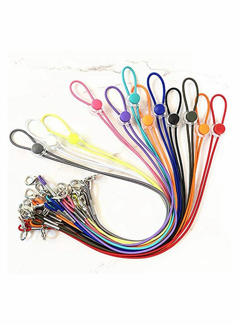 KASTWAVE Colourful Mask Lanyard Round Ropes, Adjustable Mask Lanyard Face Mask Holder Strap - Image 5