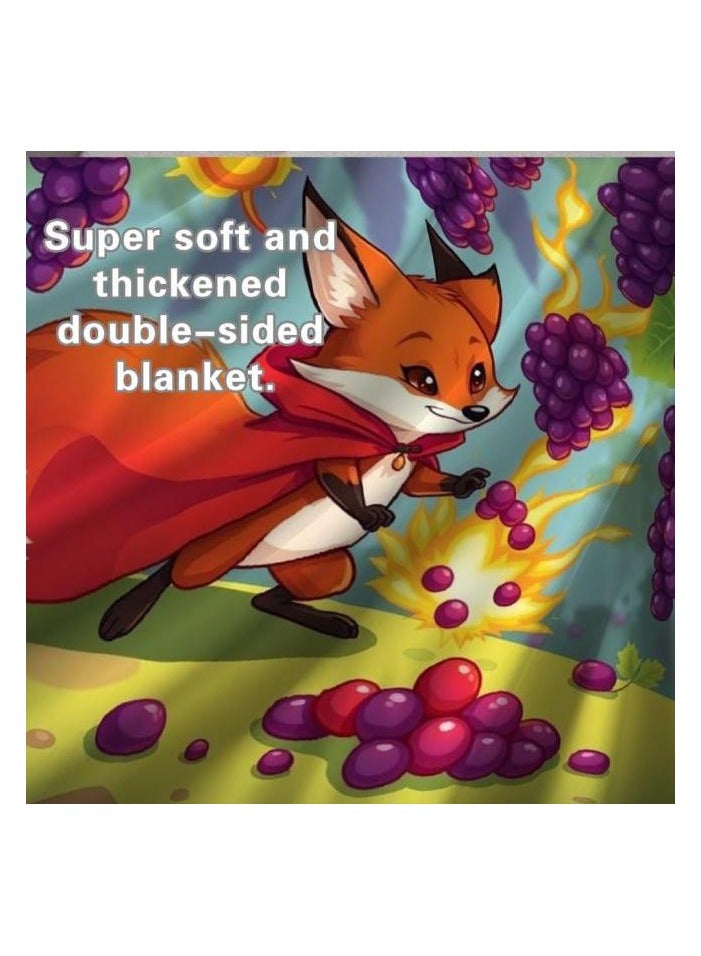 عام بطانية رقيقة من الفانيلا الكرتونية للأطفال أو الطلاب (دافئة ومريحة ومناسبة للنوم والألعاب) 100 سم * 150 سم - 283 - Image 5