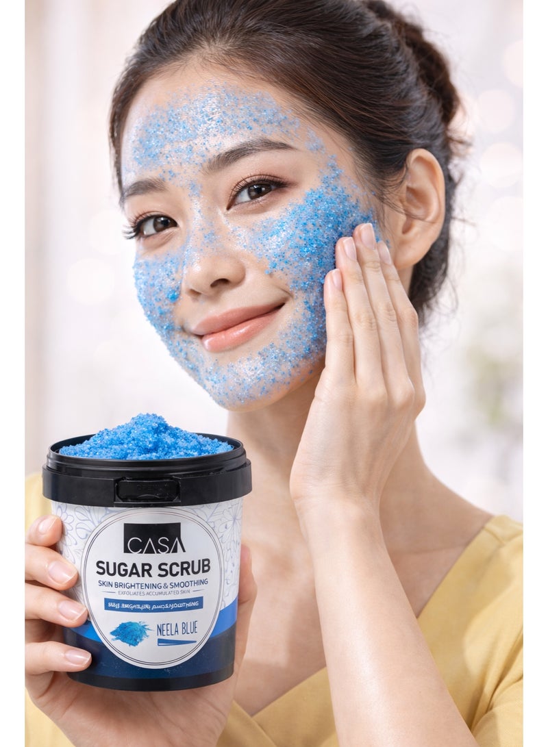 Casa Sugar Body Scrub with Indigo Powder 600 gm - Image 2