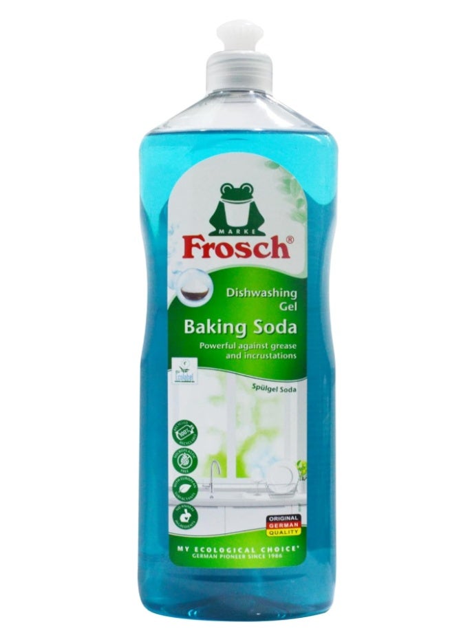 Frosch baking Soda Dishwashing gel Liquid 1Ltr powerful against grease and incrustations