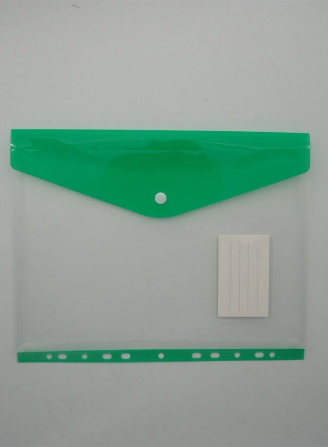 12PCS 11-Hole Binder Pockets, 6-Color Categorization Waterproof PP Material, A4 Document Organizer Bags (Suitable for Middle East Office/Students) - Image 3