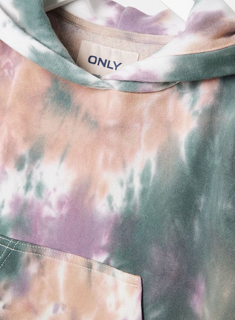 ONLY Kids Tie Dye Hoodie - Image 3